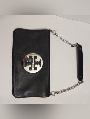 Tory Burch Black Leather Chain Shoulder Bag​#ToryBurchBlackBag​
